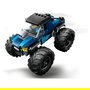 LEGO 60402 City Monster Truck Azul, Juego de Construcción para Niños 5+ Años, 148 Piezas