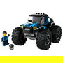 LEGO 60402 City Monster Truck Azul, Juego de Construcción para Niños 5+ Años, 148 Piezas