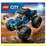 LEGO 60402 City Monster Truck Azul, Juego de Construcción para Niños 5+ Años, 148 Piezas