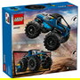 LEGO 60402 City Monster Truck Azul, Juego de Construcción para Niños 5+ Años, 148 Piezas
