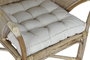 DKD Home Decor Sillon Bali 24 radhika Colonial Marron Blanco Ratán Algodón 66 x 88 x 63 cm