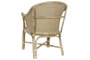 DKD Home Decor Sillon Bali 24 radhika Colonial Marron Blanco Ratán Algodón 66 x 88 x 63 cm