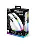 Spirit of Gamer PRO-M5 Ratón Gaming Óptico USB para PC con 12800 DPI, 8 Botones, Iluminación LED RGB, Cable 1.7m, Blanco, para Mano Derecha