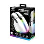 Spirit of Gamer PRO-M5 Ratón Gaming Óptico USB para PC con 12800 DPI, 8 Botones, Iluminación LED RGB, Cable 1.7m, Blanco, para Mano Derecha