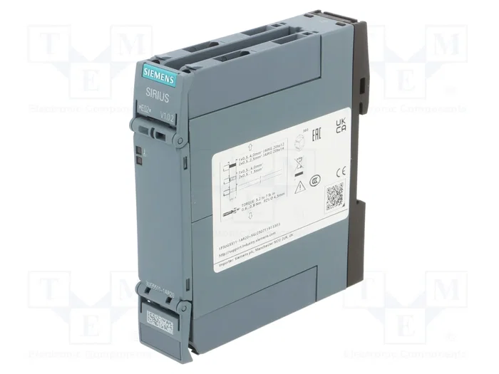 SIEMENS 3UG5511-1AR20 Relé de monitorización de tensión y secuencia de fases SIEMENS 3UG5511-1AR20 Relé de monitorización de tensión y secuencia de fases