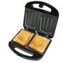 Bourgini Grill Sandwichera Maket XL 800W, Placas Antiadherentes 16x27 cm, 60% Más Grande, Termostato y Asa Fría