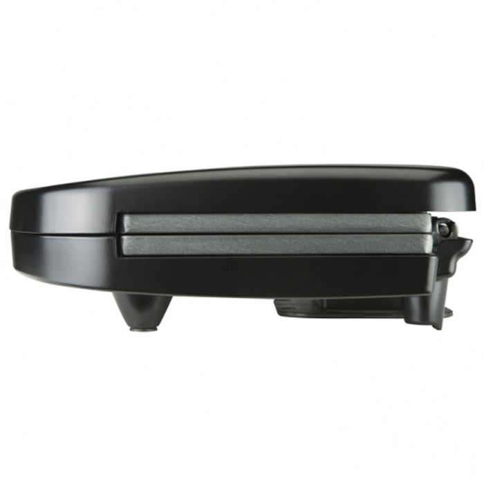 Bourgini Grill Sandwichera Maket XL 800W, Placas Antiadherentes 16x27 cm, 60% Más Grande, Termostato y Asa Fría