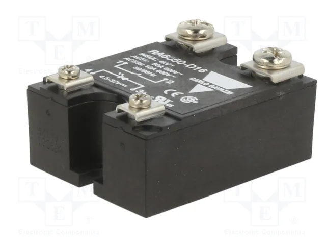 CARLO GAVAZZI RA6050-D16 Relé de semiconductor monofásico 50A 24-690VAC