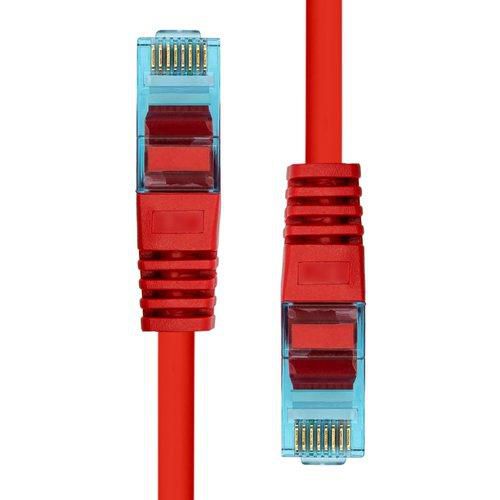 ProXtend Cable de Red Ethernet CAT6A U/UTP CU LSZH 75cm, Cobre Puro, Baja Humo Cero Halógenos, Conector Dorado 50u