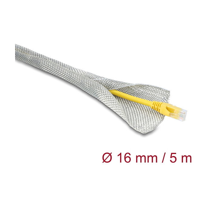 DeLOCK Manguito trenzado para apantallamiento EMC auto-cerrante 5 m x 16 mm DeLOCK Manguito trenzado para apantallamiento EMC auto-cerrante 5 m x 16 mm