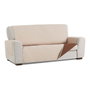 Belmarti Cubre sofá reversible acolchado beige/marrón 2 plazas