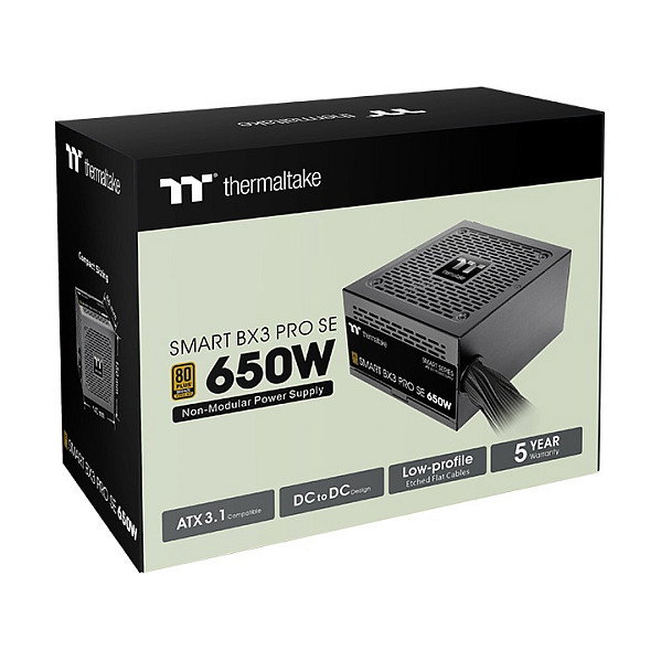 Thermaltake Smart BX3 Pro SE 650W 80 PLUS Bronze ATX Thermaltake Smart BX3 Pro SE 650W 80 PLUS Bronze ATX