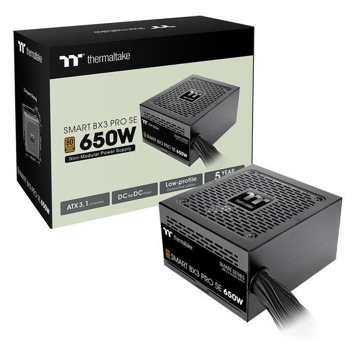 Thermaltake Smart BX3 Pro SE 650W 80 PLUS Bronze ATX Thermaltake Smart BX3 Pro SE 650W 80 PLUS Bronze ATX