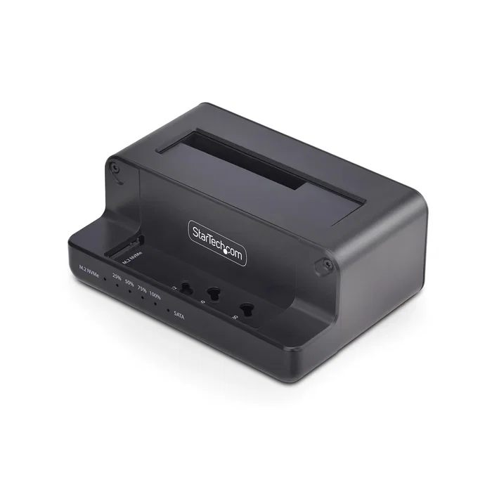StarTech.com Duplicador/Acoplamiento de Datos N2-M2-SSD-DUPLICATOR - Clonador Autónomo Bidireccional de Unidades M.2 NVMe a SATA 2.5/3.5" USB-C, Negro StarTech.com Duplicador/Acoplamiento de Datos N2-M2-SSD-DUPLICATOR - Clonador Autónomo Bidireccional de Unidades M.2 NVMe a SATA 2.5/3.5" USB-C, Negro