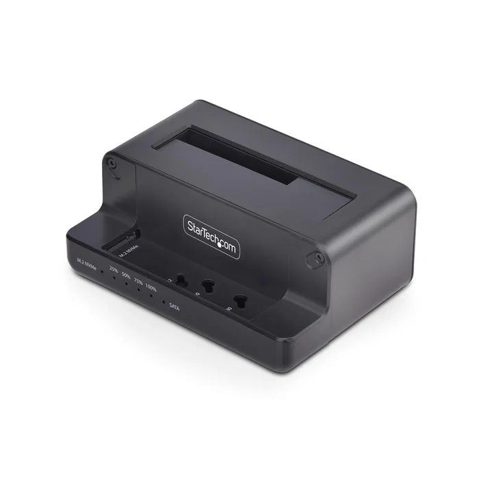 StarTech.com Duplicador/Acoplamiento de Datos N2-M2-SSD-DUPLICATOR - Clonador Autónomo Bidireccional de Unidades M.2 NVMe a SATA 2.5/3.5" USB-C, Negro StarTech.com Duplicador/Acoplamiento de Datos N2-M2-SSD-DUPLICATOR - Clonador Autónomo Bidireccional de Unidades M.2 NVMe a SATA 2.5/3.5" USB-C, Negro