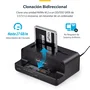 StarTech.com Duplicador/Acoplamiento de Datos N2-M2-SSD-DUPLICATOR - Clonador Autónomo Bidireccional de Unidades M.2 NVMe a SATA 2.5/3.5" USB-C, Negro