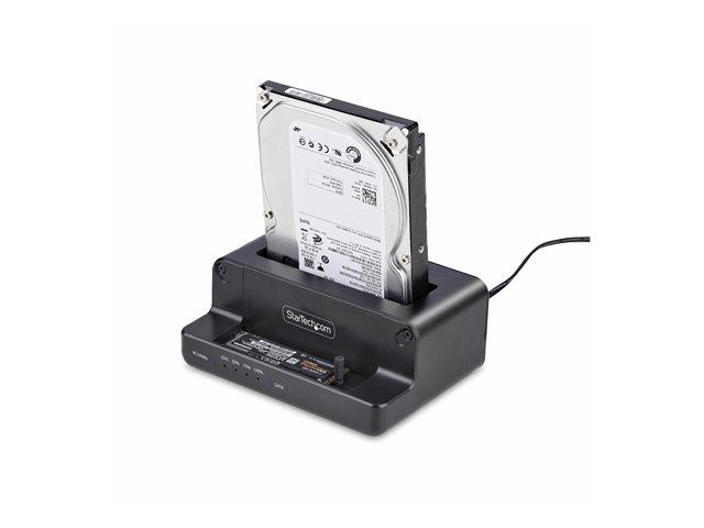 StarTech.com Clonador NVMe M.2 a SATA de 2.5/3.5 - Dock Duplicador de 2 Bahías