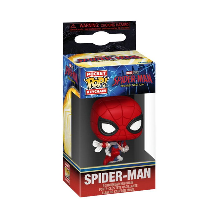 FUNKO Llavero Pocket POP Marvel Spider-Man Brand New Day FUNKO Llavero Pocket POP Marvel Spider-Man Brand New Day