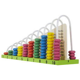 Jeux 2 momes Ábaco Matemático de Madera Colección Montessori para Mayores de 3 Años