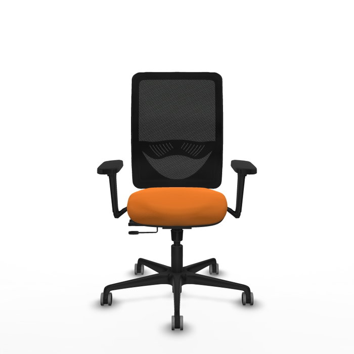 PIQUERAS Y CRESPO Silla de oficina Zulema Naranja y Negro PIQUERAS Y CRESPO Silla de oficina Zulema Naranja y Negro