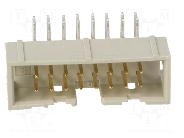 HARTING Conector IDC Macho de 16 Pines Angular 90° THT