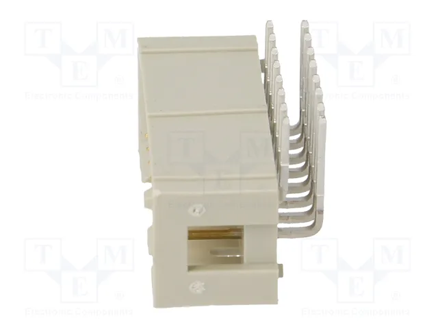 HARTING Conector IDC Macho de 16 Pines Angular 90° THT