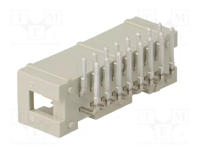 HARTING Conector IDC Macho de 16 Pines Angular 90° THT