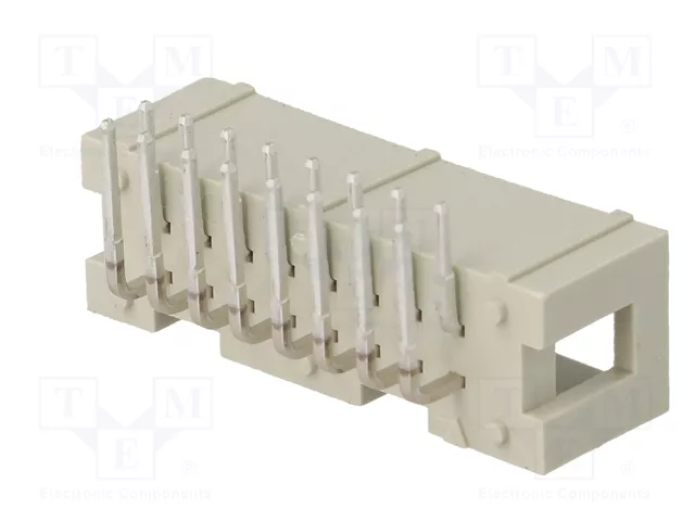 HARTING Conector IDC Macho de 16 Pines Angular 90° THT