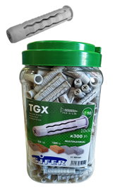 SIFER Taco Nylon Multimaterial 4 Expansiones 10x50 mm Bote 300 U. TGX1050BP