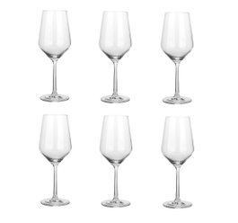 DKD Home Decor Set de 6 Copas de Vino de Cristal de 540ml
