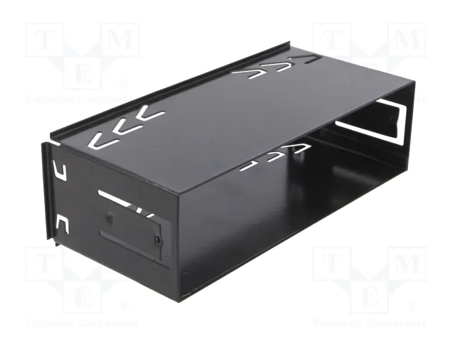 4CARMEDIA Semi-bastidor de montaje para radio Blaupunkt 1 DIN, Negro