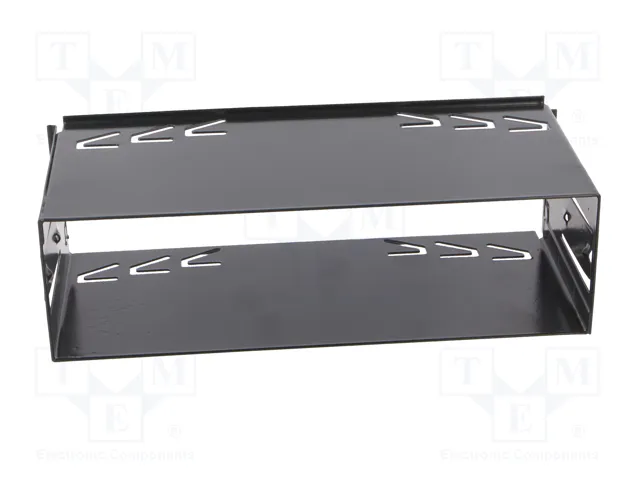 4CARMEDIA Semi-bastidor de montaje para radio Blaupunkt 1 DIN, Negro