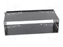 4CARMEDIA Semi-bastidor de montaje para radio Blaupunkt 1 DIN, Negro