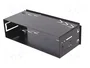 4CARMEDIA Semi-bastidor de montaje para radio Blaupunkt 1 DIN, Negro