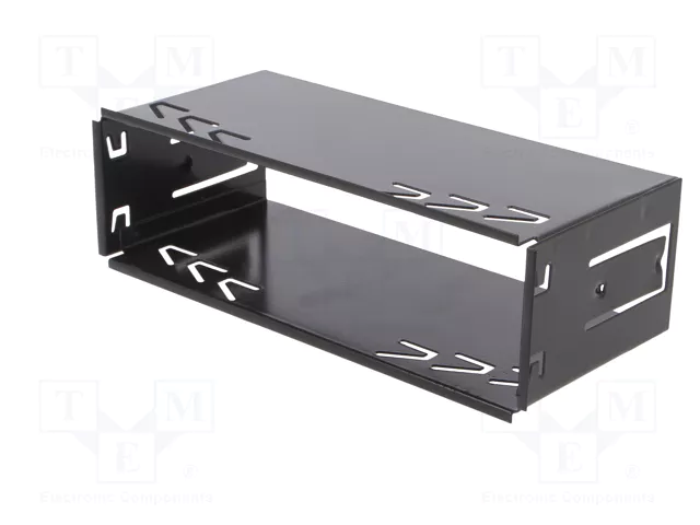 4CARMEDIA Semi-bastidor de montaje para radio Blaupunkt 1 DIN, Negro