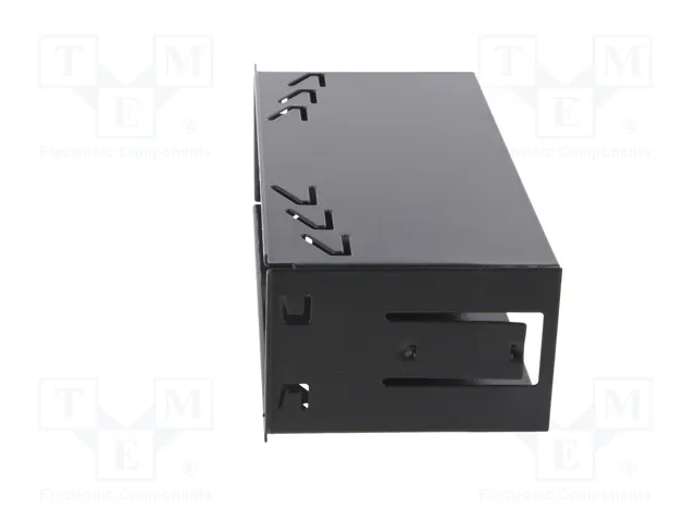 4CARMEDIA Semi-bastidor de montaje para radio Blaupunkt 1 DIN, Negro