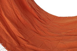DKD Home Decor Hamaca Terraza Y Jardin Naranja Poliester Algodon Pino 255 x 80 x 28 cm