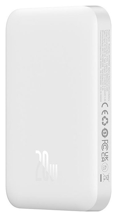 Baseus Magnetic Mini 6000 mAh 20W Blanco