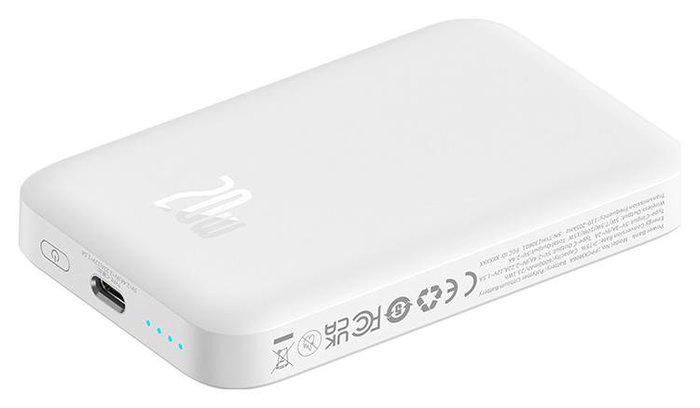 Baseus Magnetic Mini 6000 mAh 20W Blanco