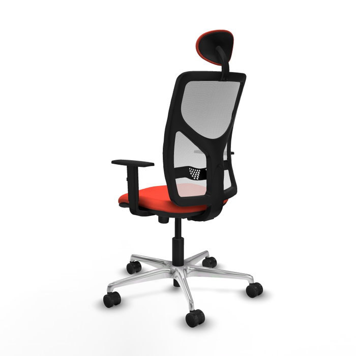 PIQUERAS Y CRESPO Silla de oficina Motilla con Mecanismo Sincro Naranja y Blanco PIQUERAS Y CRESPO Silla de oficina Motilla con Mecanismo Sincro Naranja y Blanco
