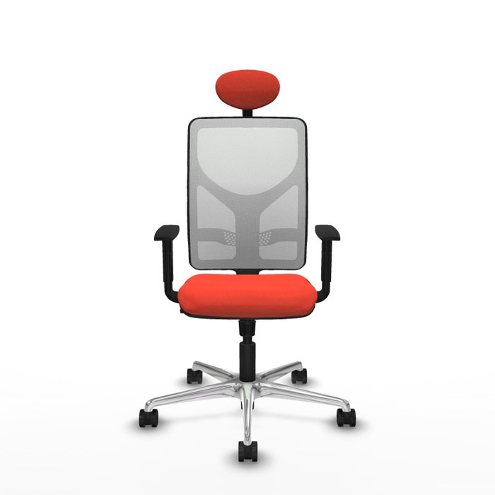 PIQUERAS Y CRESPO Silla de oficina Motilla con Mecanismo Sincro Naranja y Blanco PIQUERAS Y CRESPO Silla de oficina Motilla con Mecanismo Sincro Naranja y Blanco