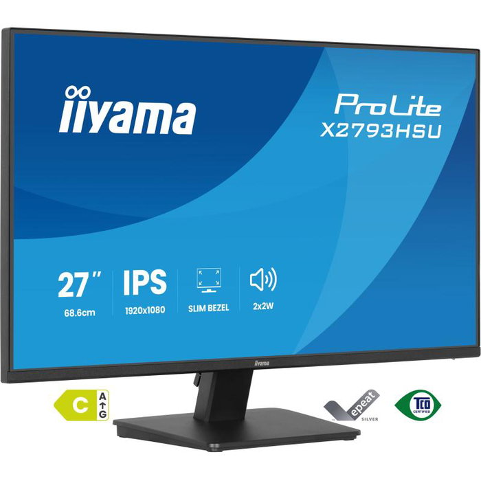 iiyama ProLite X2793HSU-B1 Monitor 27 pulgadas Full HD IPS 120Hz iiyama ProLite X2793HSU-B1 Monitor 27 pulgadas Full HD IPS 120Hz
