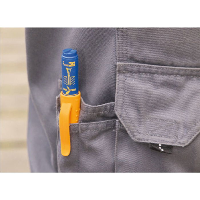 Pica Marcador Permanente para Agujeros Profundos Azul para Superficies Secas Pica Marcador Permanente para Agujeros Profundos Azul para Superficies Secas