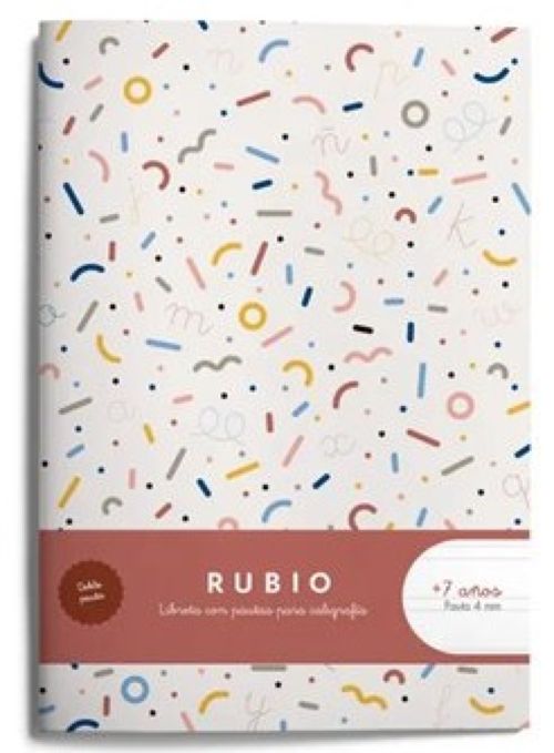 RUBIO PAPELERIA Libreta A5 44H 80G Pauta 4mm con Margen