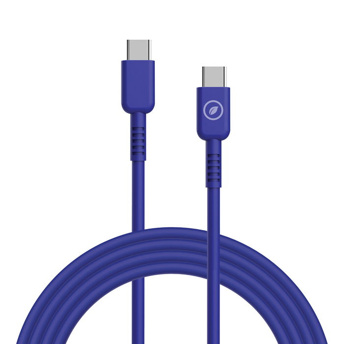muvit for change cable Tipo C a Tipo C 3A/60W 1.2m azul muvit for change cable Tipo C a Tipo C 3A/60W 1.2m azul