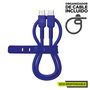 muvit for change cable Tipo C a Tipo C 3A/60W 1.2m azul