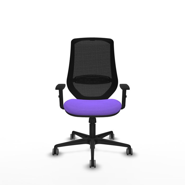 PIQUERAS Y CRESPO Silla de oficina Mardos con mecanismo Sincro, Lila y Negro PIQUERAS Y CRESPO Silla de oficina Mardos con mecanismo Sincro, Lila y Negro
