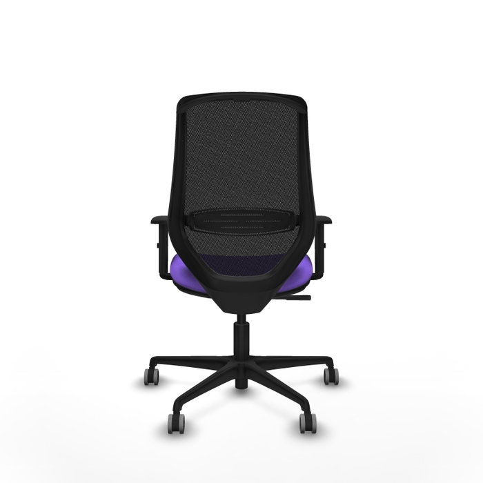 PIQUERAS Y CRESPO Silla de oficina Mardos con mecanismo Sincro, Lila y Negro PIQUERAS Y CRESPO Silla de oficina Mardos con mecanismo Sincro, Lila y Negro