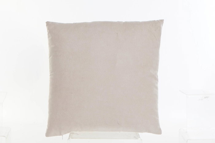 DKD Home Decor Set de 3 Cojines de Hojas Beige, Gris y Amarillo