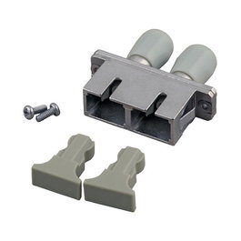 EFB Elektronik Adaptador de fibra óptica SC-ST Duplex OS2 con carcasa metálica